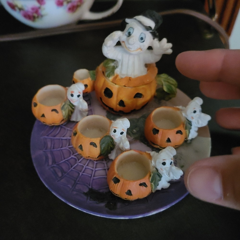 Mini tea set Pumpkin